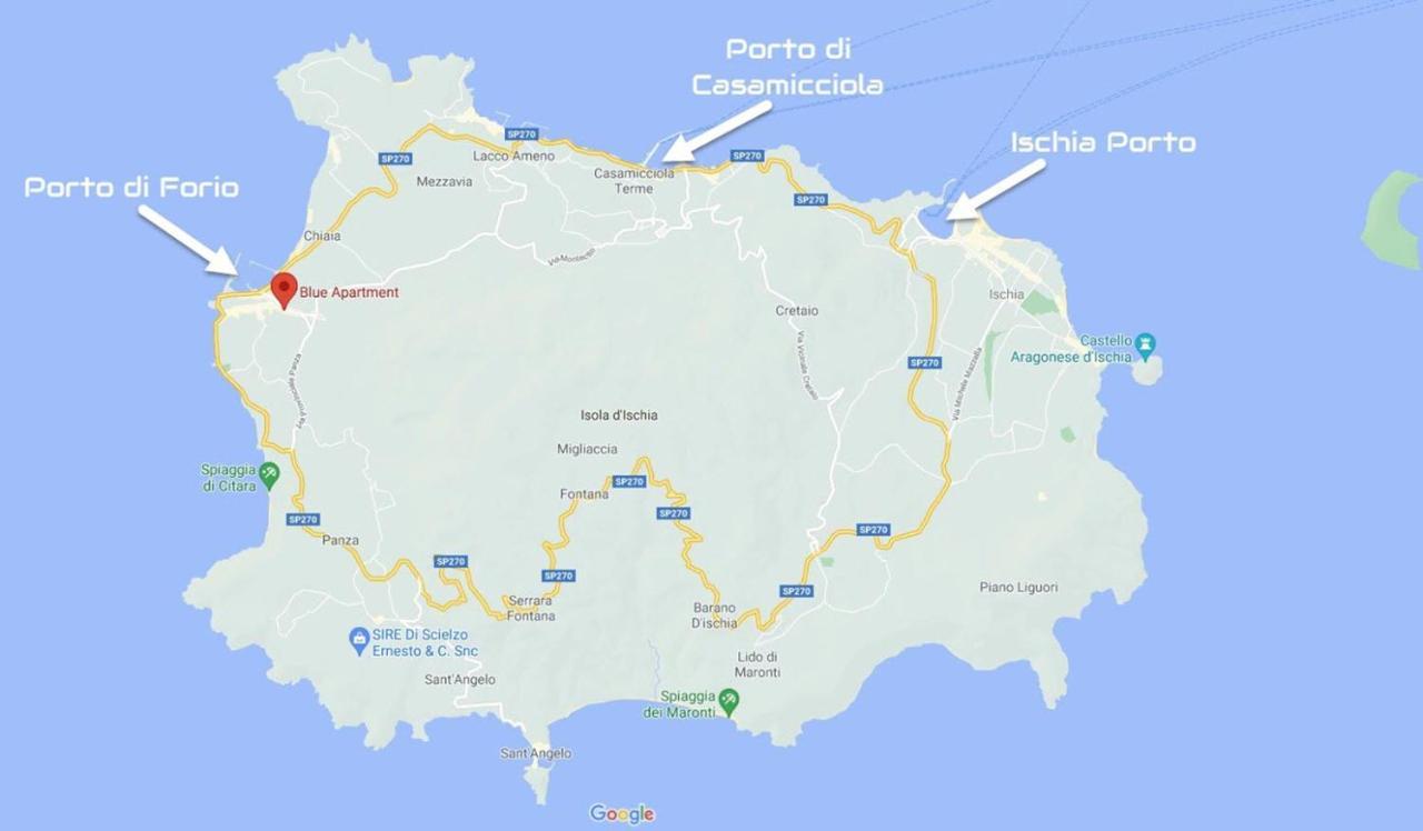 Blue Apartment Forio di Ischia Εξωτερικό φωτογραφία